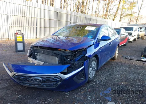 2020 Hyundai Ioniq Blue из США, поврежденный, VIN KMHC65LC4LU231684